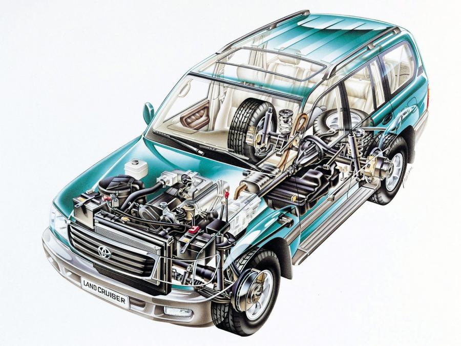 Схема Toyota Land Cruiser 100 VX (J100-101) 1998 года  (фото 43 из 58)
